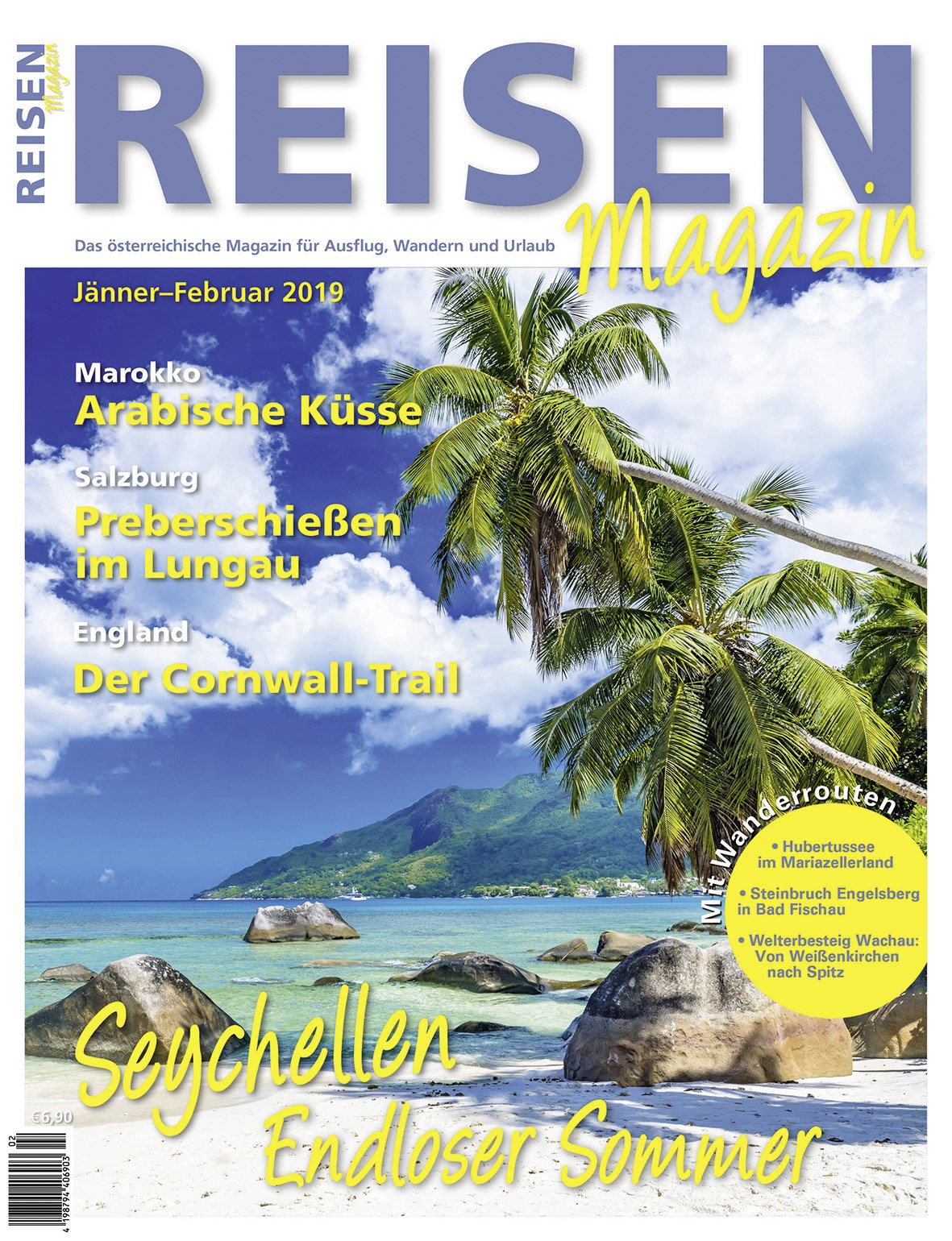 Reisen-Magazin Ausgabe Jänner-Februar/2019 Reisen-Magazin Ausgabe Jänner-Februar/2019