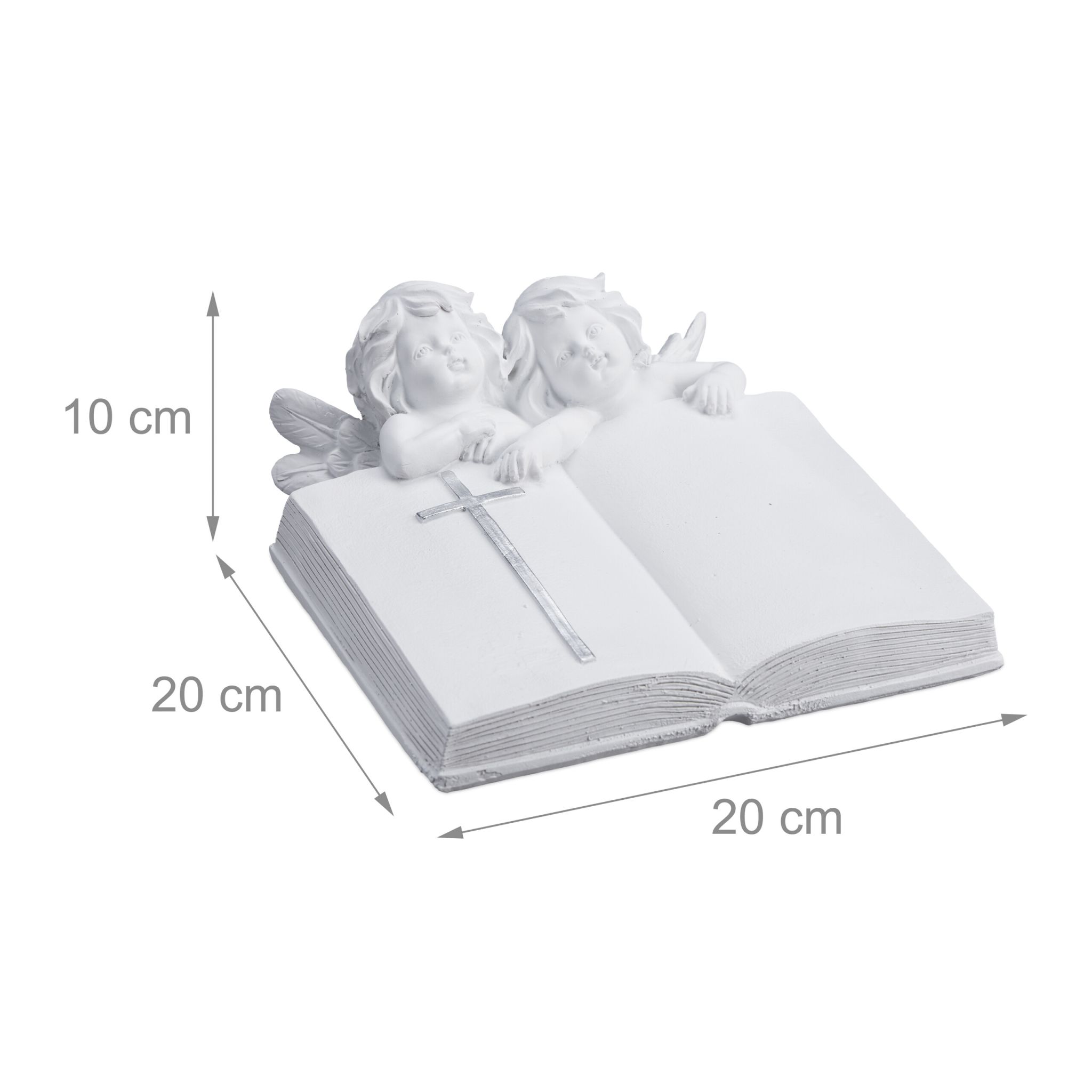 Grabengel mit Buch