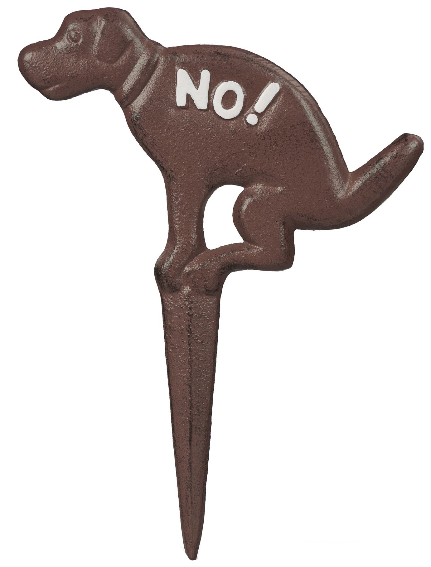 Gusseisen-Schild gegen Hundekot Gusseisen-Schild gegen Hundekot