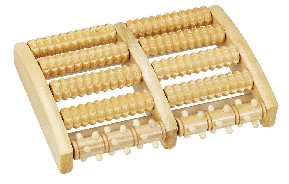 Fuß-Massageroller aus Holz Fuß-Massageroller aus Holz
