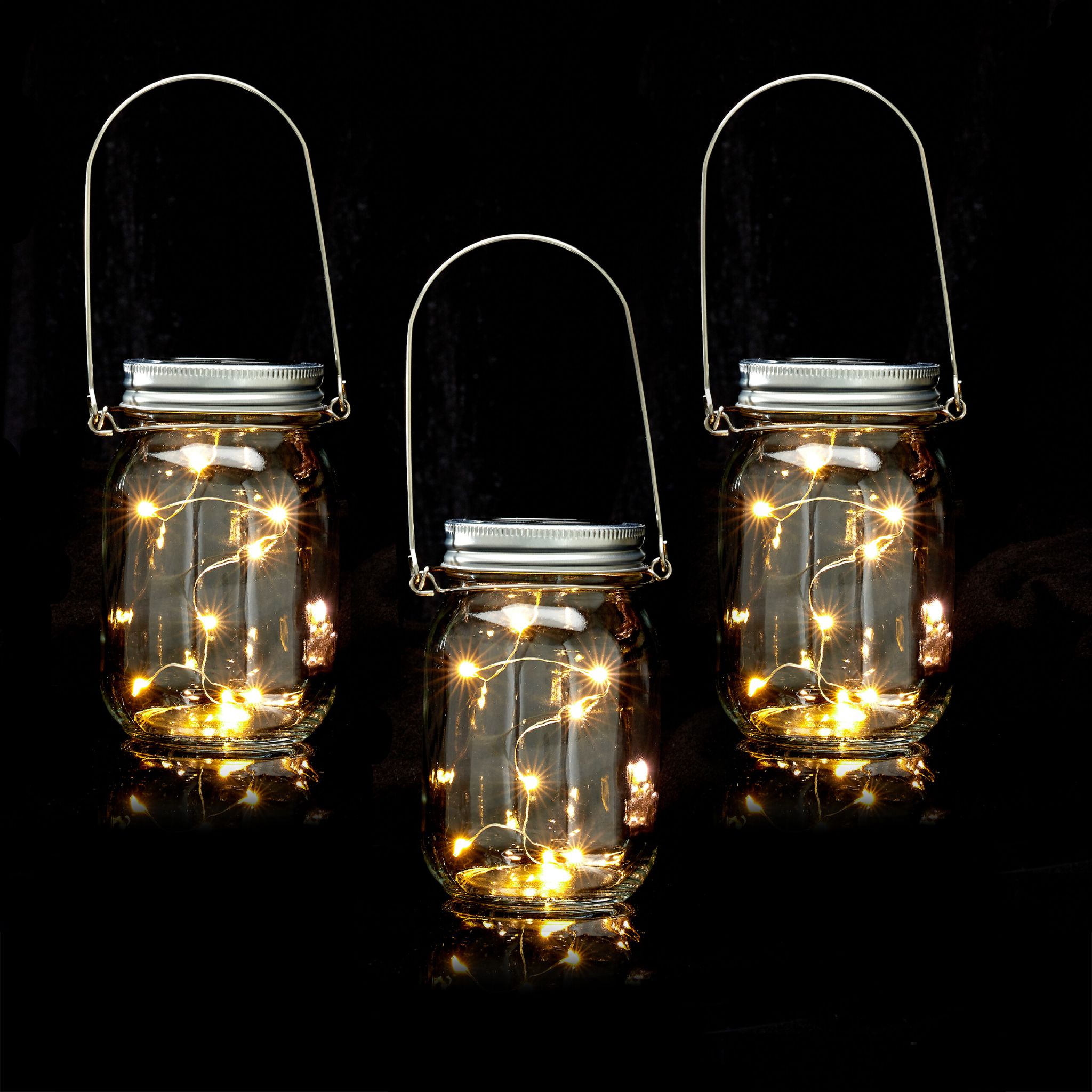 Stimmungsvolles LED-Glaslicht