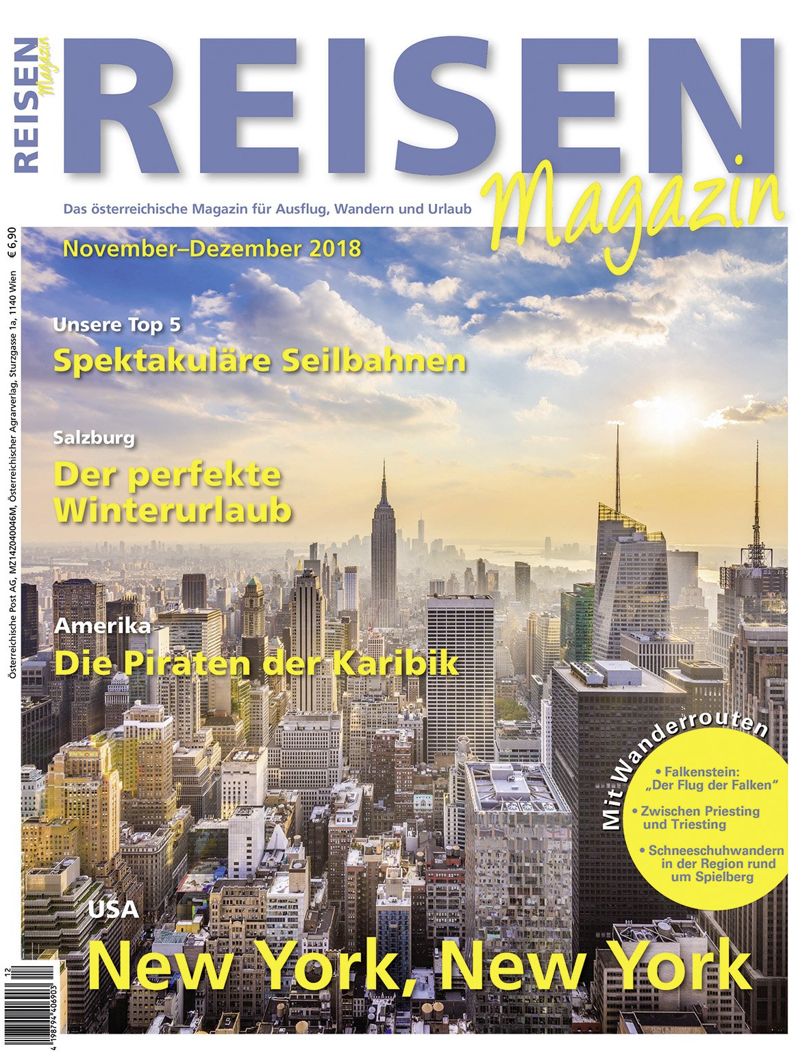 Reisen-Magazin Ausgabe November-Dezember/2018 Reisen-Magazin Ausgabe November-Dezember/2018