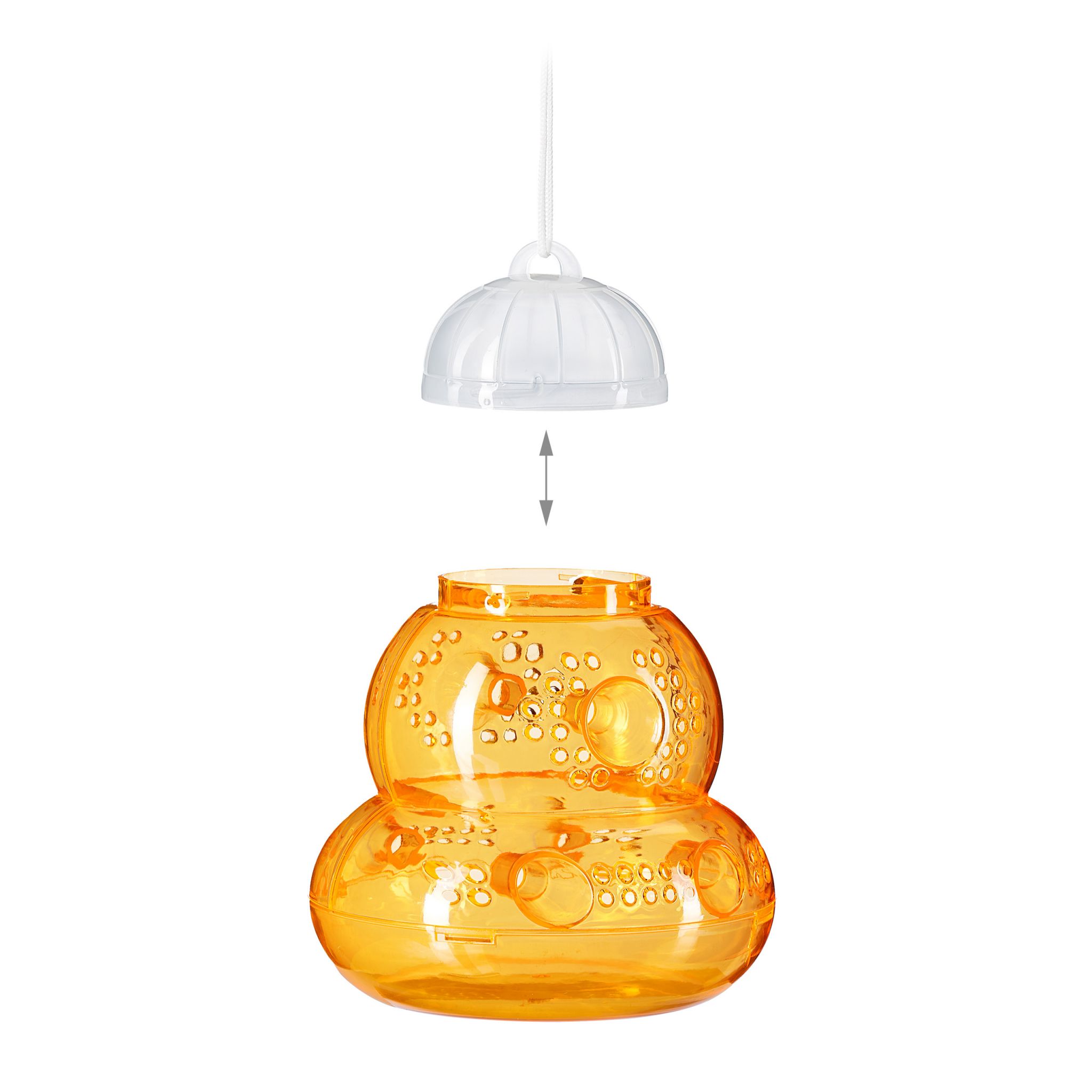 Wespenfalle, Kunststoff, Orange