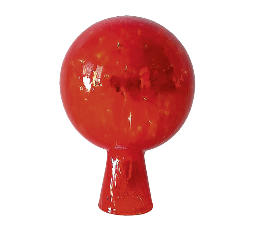 Rosenkugel 9 cm, "Rosenrot", Glas, verspiegelt Rosenkugel 9 cm, "Rosenrot", Glas, verspiegelt