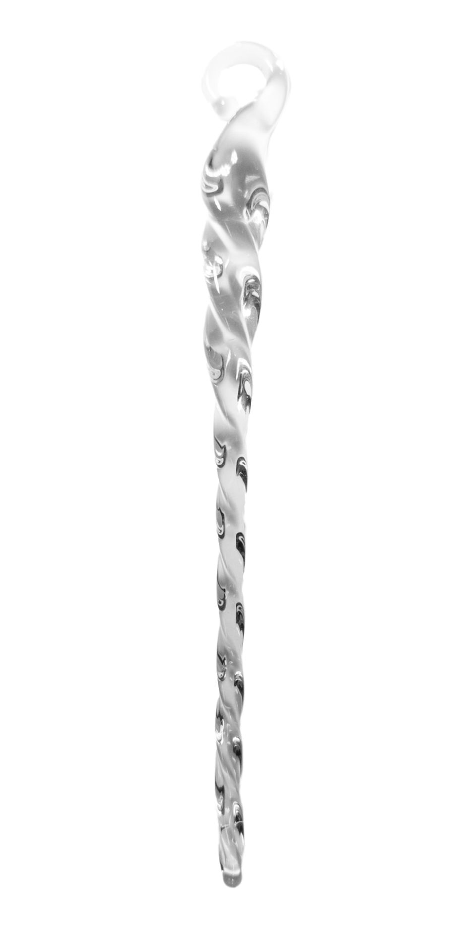 Glasfigur Eiszapfen, Kristallglas, 2er Set