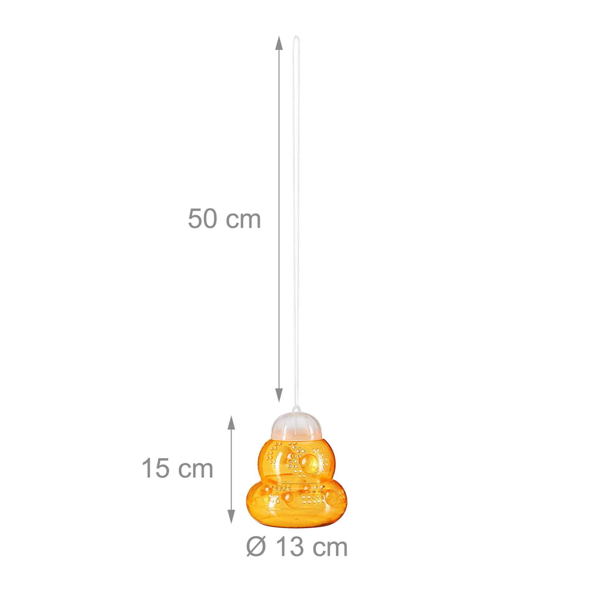 Wespenfalle, Kunststoff, Orange Wespenfalle, Kunststoff, Orange