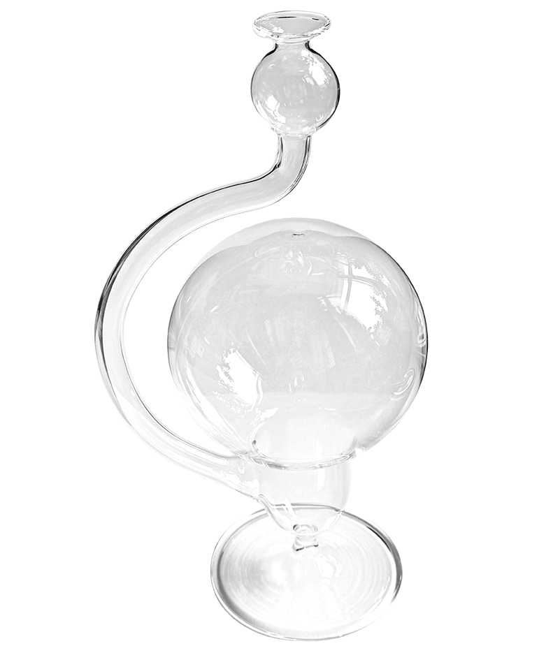 Goethe-Barometer, mit Standfuß