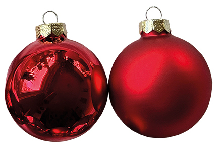 Christbaumschmuck, Kugel-Set 15 Stk., Rot, Glas Christbaumschmuck, Kugel-Set 15 Stk., Rot, Glas
