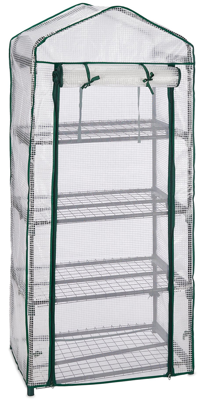 Foliengewächshaus 4 Etagen, transparent