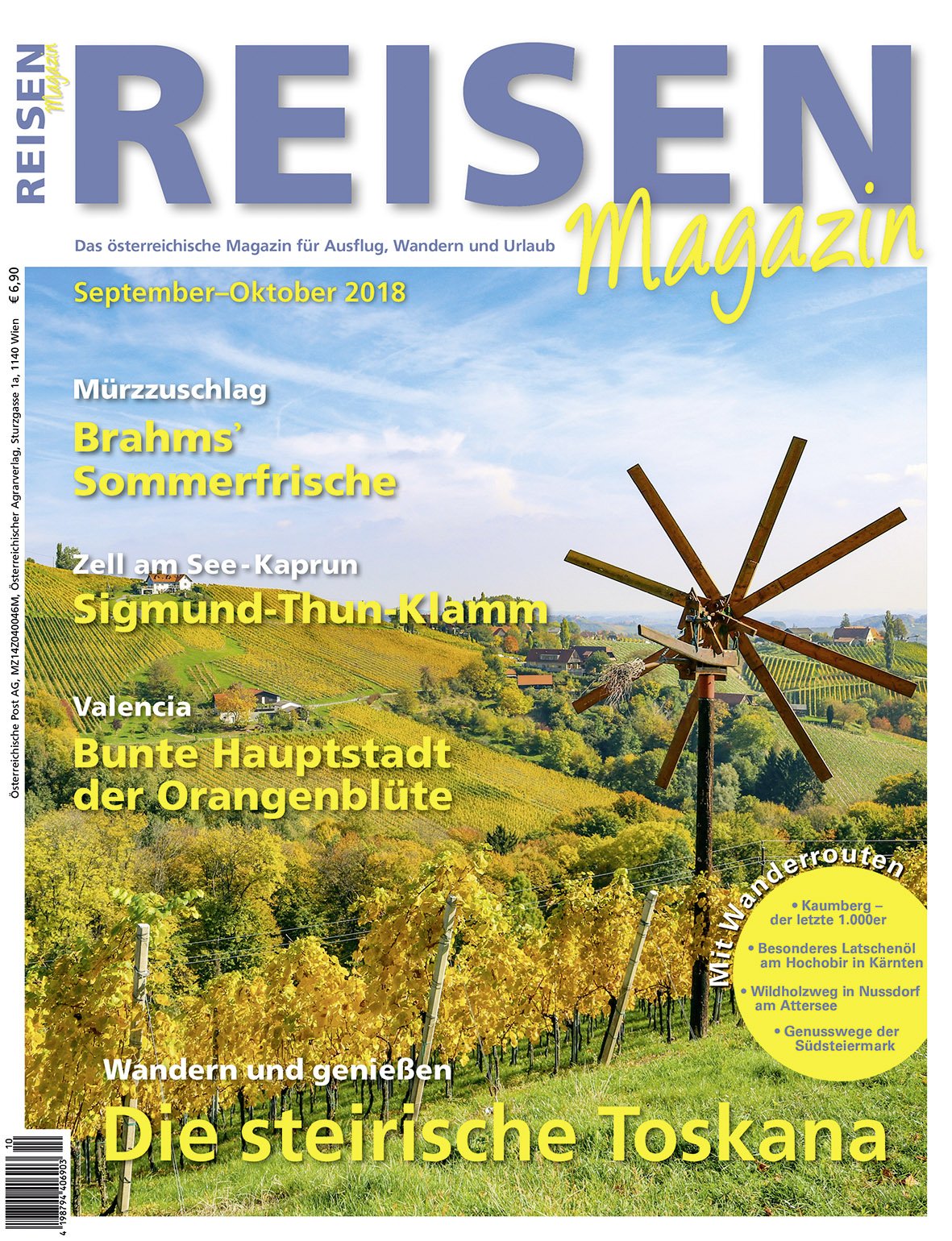 Reisen-Magazin Ausgabe September-Oktober/2018 Reisen-Magazin Ausgabe September-Oktober/2018