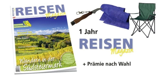 1 Jahr Abo Reisen-Magazin